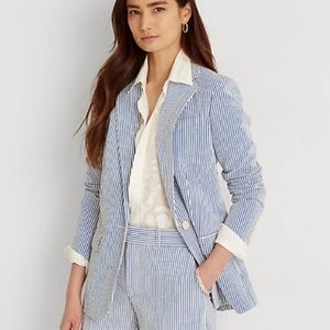 Like NEW Ralph Lauren Seersucker Suit